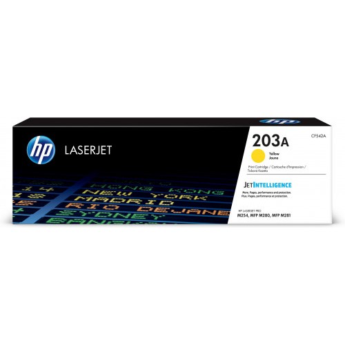19-HP 203A TONER HP203A AMARILLO (CF542A)