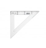 1904-ESCUADRA TRANSPARENTE EN PLASTICO INYECTADO GRADUADO Y BISELADO 30 CM. FAIBO 41230