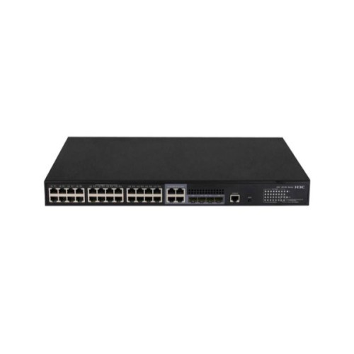 19040-H3C S5130S-28S-PWR-EI L2 Ethernet Switch with 24*10/100/1000BASE-T PoE+ Ports(AC 185W) and 4*1G/10G BASE-X SFP Plu