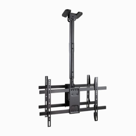 19050-TooQ Soporte de Techo para 2 Pantallas 43"-86", Negro