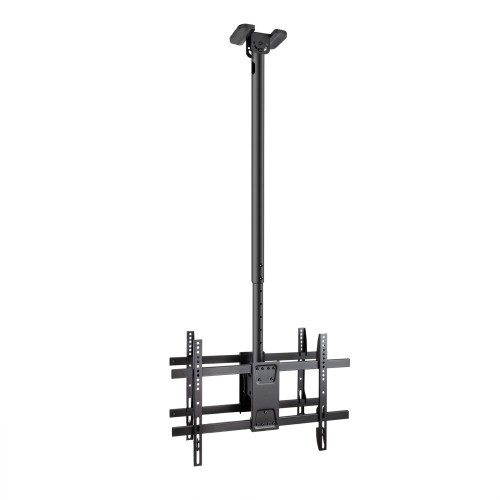 19051-TooQ Soporte de Techo para 2 Pantallas 43"-86", Negro