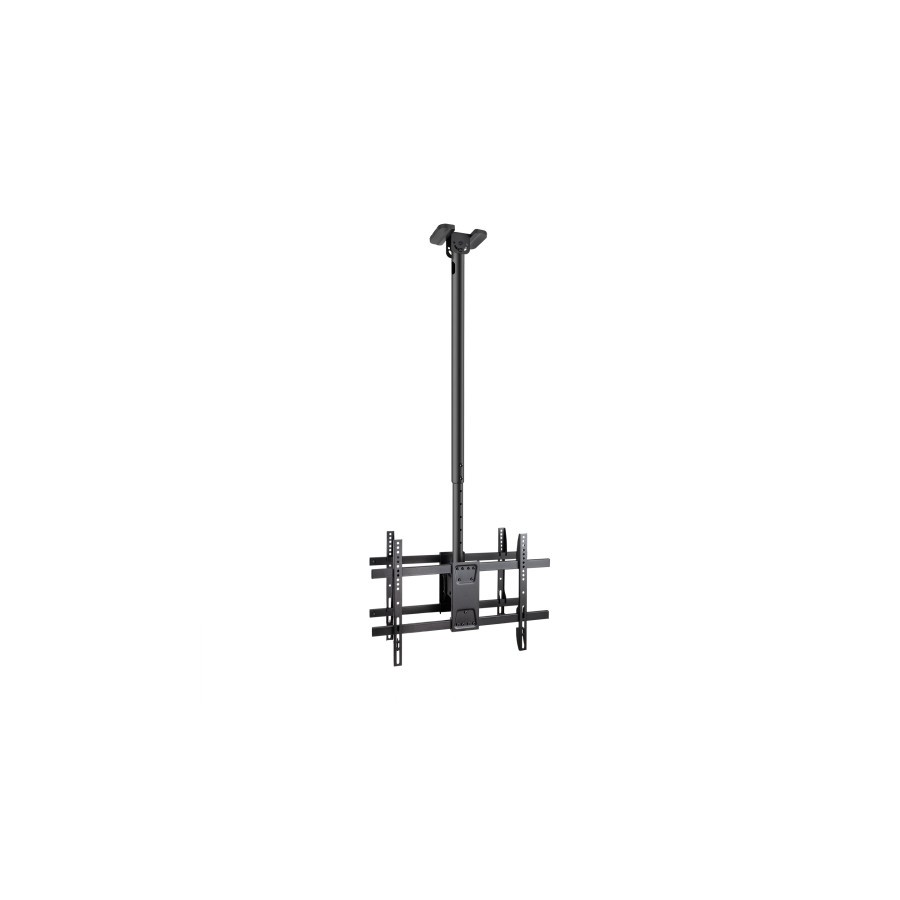 19051-TooQ Soporte de Techo para 2 Pantallas 43"-86", Negro