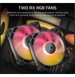 19058-Corsair iCUE LINK TITAN 240 RX LCD Procesador Refrigerador de aire 12 cm Negro 1 pieza(s)