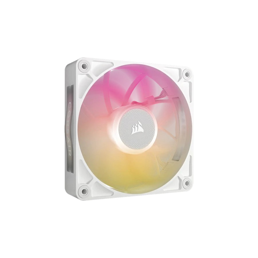19066-VENTILADOR CAJA CORSAIR RX RGB MAX Series, iCUE LINK RX120 RGB MAX White, 120mm RGB Fan, Single Fan CO-9051037-WW