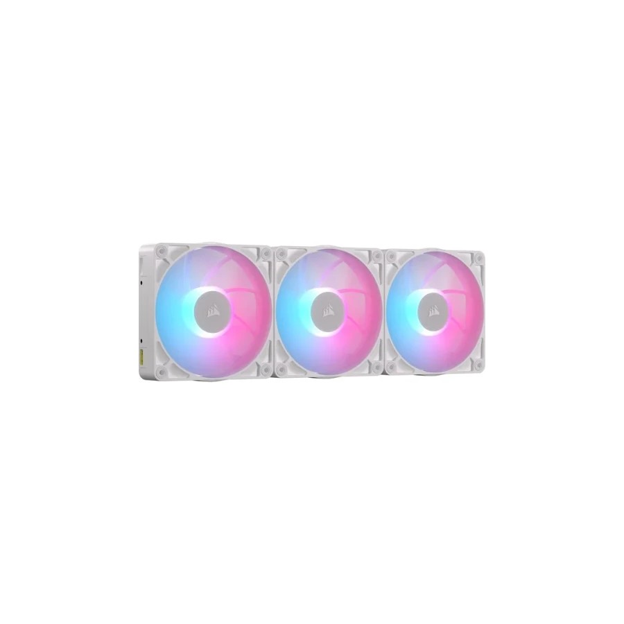 19068-VENTILADOR CAJA CORSAIR RX RGB MAX Series, iCUE LINK RX120 RGB MAX White, 120mm RGB Fan, Triple Fan Kit CO-9051038