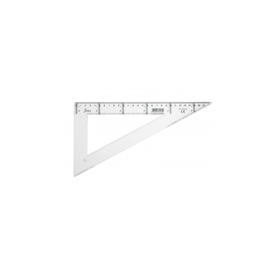 1907-CARTABON TRANSPARENTE EN PLASTICO INYECTADO GRADUADO Y BISELADO 30 CM. FAIBO 41330