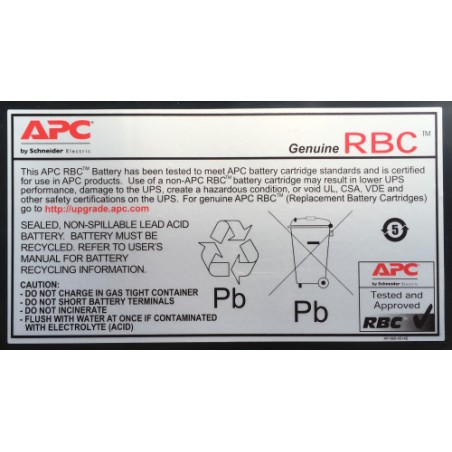 19094-APC RBC2 bateria para sistema ups Sealed Lead Acid (VRLA)