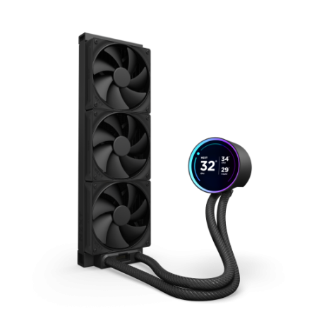 19116-NZXT Kraken Elite 360 Procesador Sistema de refrigeracion liquida todo en uno 12 cm Negro 1 pieza(s)
