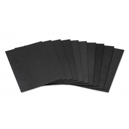 1912-BOLSA DE 10 LAMINAS GOMA EVA 40X60 CM. EN COLOR NEGRO FAIBO 1655-10-02