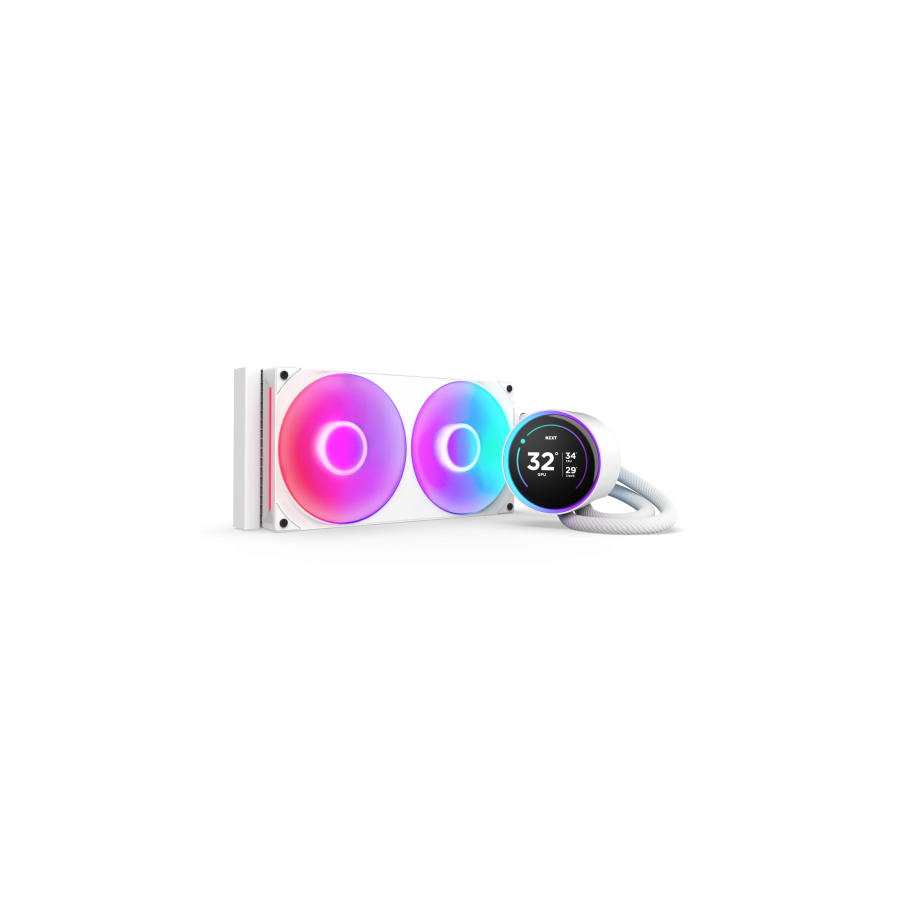 19123-NZXT Kraken Elite 280 RGB Procesador Sistema de refrigeracion liquida todo en uno 14 cm Blanco 1 pieza(s)