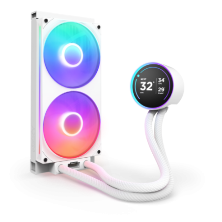 19124-NZXT Kraken Elite 280 RGB Procesador Sistema de refrigeracion liquida todo en uno 14 cm Blanco 1 pieza(s)