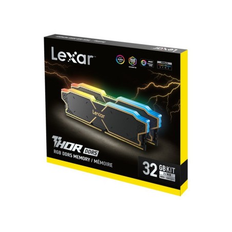 19125-LEXAR THOR RGB DDR5 32GB 2X16GB 6000MHZ CL38
