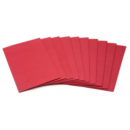 1913-BOLSA DE 10 LAMINAS GOMA EVA 40X60 CM. EN COLOR ROJO FAIBO 1655-10-03