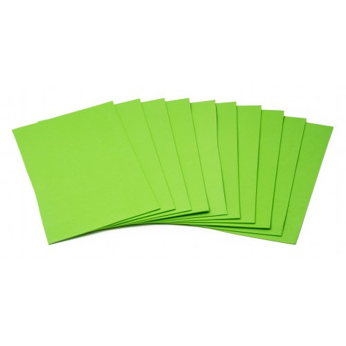 1914-BOLSA DE 10 LAMINAS GOMA EVA 40X60 CM. EN COLOR VERDE FAIBO 1655-10-34