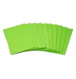 1914-BOLSA DE 10 LAMINAS GOMA EVA 40X60 CM. EN COLOR VERDE FAIBO 1655-10-34