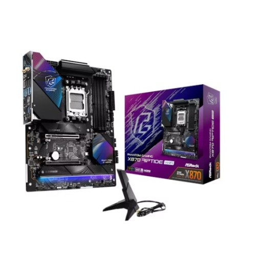 19200-PLACA ASROCK X870 RIPTIDE WIFI,AMD,AM5,X870,4DDR5,256GB,2USB4+HDMI,4SATA3,3M.2,2USB4,9USB3.2,1USB TYPE-C,LAN2.5GB,