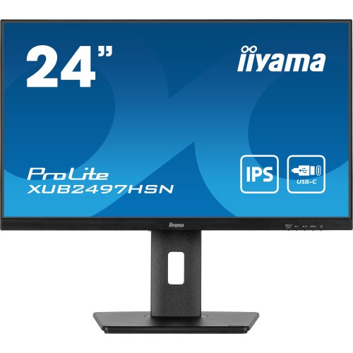 19237-IIYAMA PANTALLA DE 24´´ CON PANEL EN TECNOLOGIA IPS, USB-C DOCK Y RJ45 (LAN)
