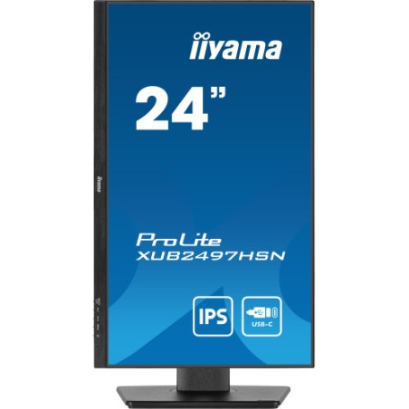19238-IIYAMA PANTALLA DE 24´´ CON PANEL EN TECNOLOGIA IPS, USB-C DOCK Y RJ45 (LAN)