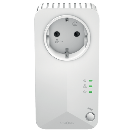 19271-Strong Powerline Wi-Fi 600 Kit 600 Mbit/s Ethernet Wifi Blanco