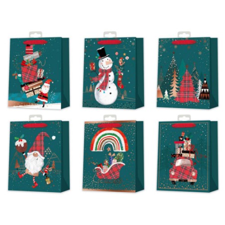 19378-BOLSA NAVIDAD FOIL BONCE BISMARK 332867