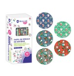 19386-PAPEL DE REGALO NAVIDAD PAPA NOEL 70x200 BISMARK 332994