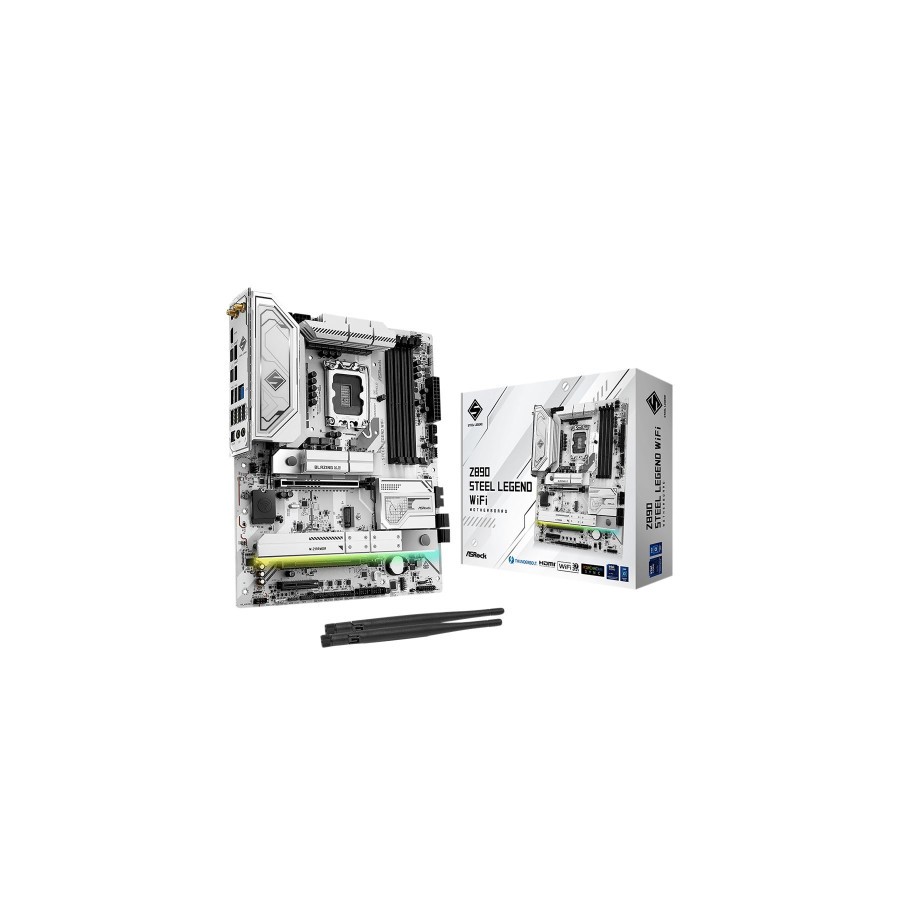19403-PLACA ASROCK Z890 STEEL LEGEND WIFI,INTEL,1851,Z890,4DDR5,WIFI,ATX