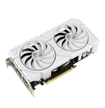 19518-ASUS Dual -RTX4060-O8G-EVO-WHITE NVIDIA GeForce RTX 4060 8 GB GDDR6
