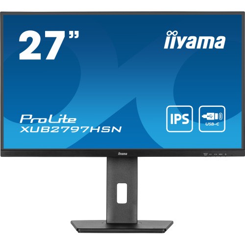 19535-MONITOR IIYAMA USB-C, LAN, DP-OUT (DOCK), 300CD
