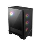 19543-CAJA MSI MAG FORGE 121A AIRFLOW,1x2.5"+2x2.5"/3.5",F:3x120MM+T:1x120MM+R:1x120MM (ARGB),2xUSB3.2,+AUDIO+MICRO,RGB,