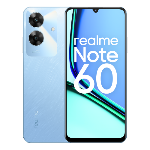 19546-realme Note 60 17,1 cm (6.74") SIM doble Android 14 4G USB Tipo C 4 GB 128 GB 5000 mAh Azul