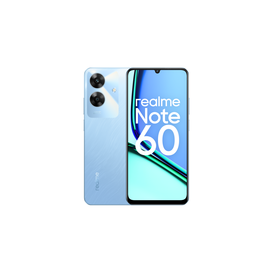 19546-realme Note 60 17,1 cm (6.74") SIM doble Android 14 4G USB Tipo C 4 GB 128 GB 5000 mAh Azul