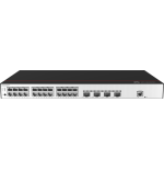 19558-Huawei CloudEngine S5735-L24T4S-A-V2 Gestionado L3 Gigabit Ethernet (10/100/1000) 1U Negro, Plata