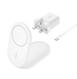 19572-Belkin BoostCharge Auriculares, Smartphone Blanco USB Cargador inalambrico Carga rapida Interior