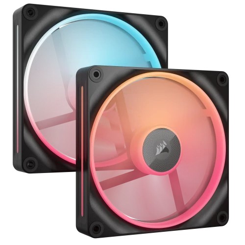 19646-Corsair iCUE LINK LX140-R RGB Carcasa del ordenador Ventilador 14 cm Negro 2 pieza(s)