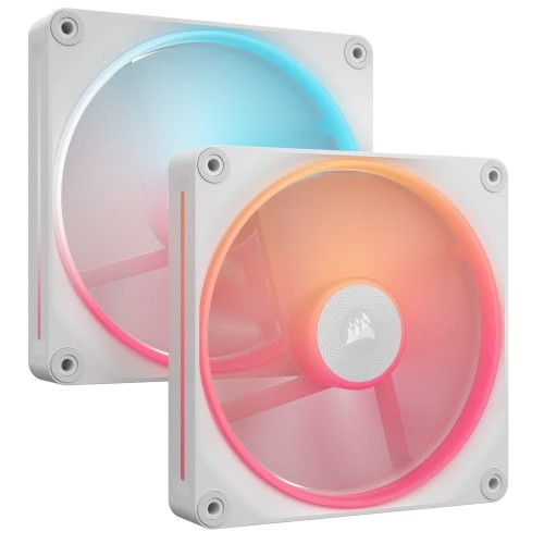 19654-Corsair iCUE LINK LX140-R RGB Carcasa del ordenador Ventilador 14 cm Blanco 2 pieza(s)