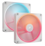 19654-Corsair iCUE LINK LX140-R RGB Carcasa del ordenador Ventilador 14 cm Blanco 2 pieza(s)