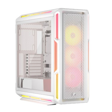 19689-CAJA CORSAIR 5000T LX RGB TEMPERED GLASS MID-TOWER CASE WHITE CC-9011299-WW