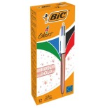 19723-BOLIGRAFO 4 COLORES PINK GOLD BIC 504894