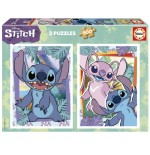 19772-CAJA PUZZLE 2X500 STITCH EDUCA BORRAS 19732