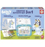 19776-SET 3 IN 1 BLUEY "CREATIVE ACTIVITY SET" EDUCA BORRAS 19887