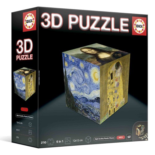 19791-PUZZLE CUBO 3D ARTE EDUCA BORRAS 20123