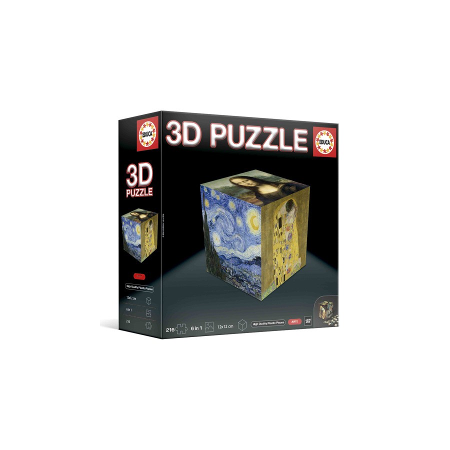 19791-PUZZLE CUBO 3D ARTE EDUCA BORRAS 20123