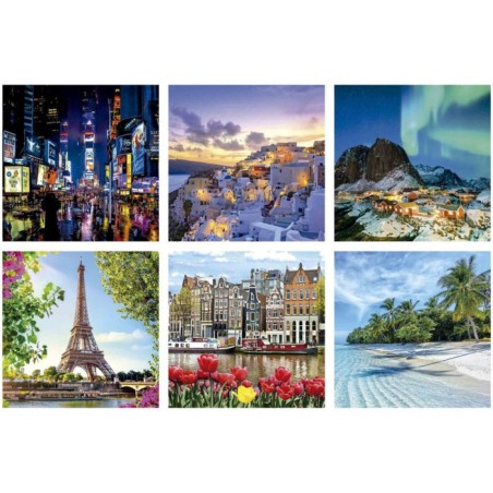 19793-PUZZLE CUBO 3D VIAJES EDUCA BORRAS 20124