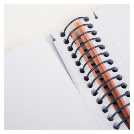 19853-CUADERNO A4 CON ESPIRAL Y TAPA DURA, 80 HOJAS BLANCAS DE 95 GR/M, COLECCION 430 SINCE 1918, BEIGE MILAN 57141E80BG