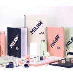 19858-CUADERNO A4 CON ESPIRAL Y TAPA DURA, 80 HOJAS BLANCAS DE 95 GR/M, COLECCION 430 SINCE 1918, ROSA MILAN 57141E80P