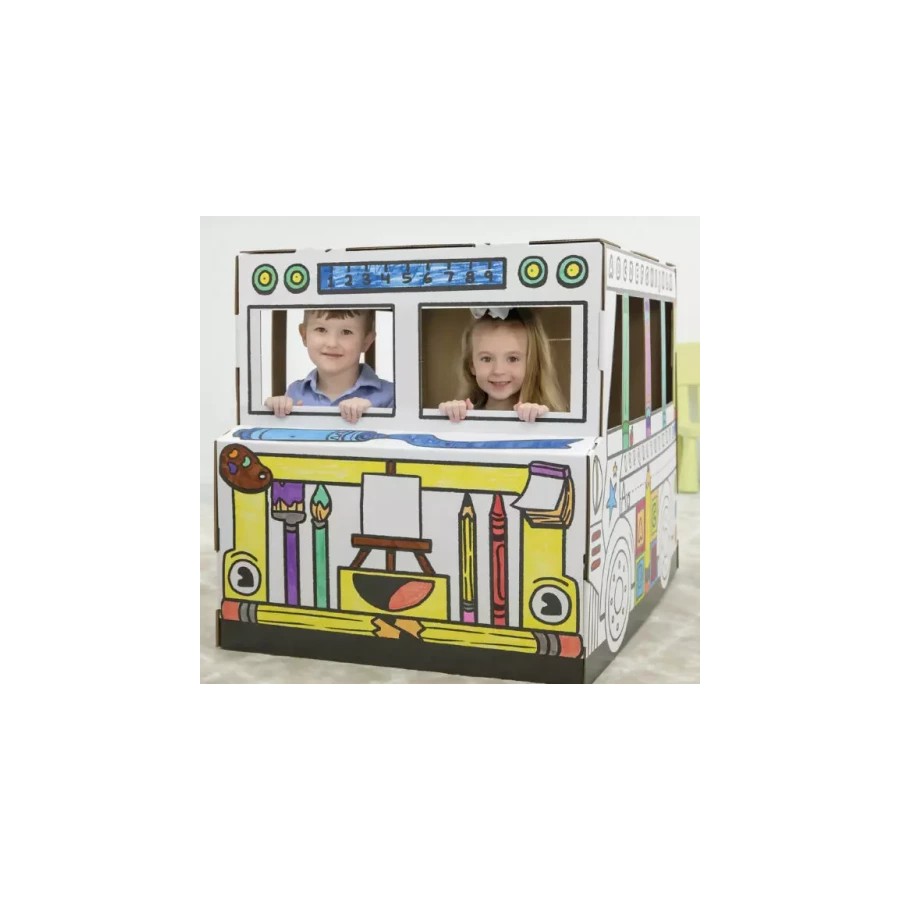 19886-CASITA DE CARTON PINTAR Y JUGAR BANKERS BOX 100130976