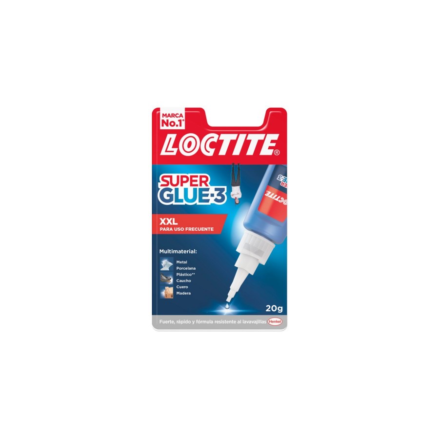 19907-LOCTITE SUPERGLUE-3 XXL 20G LOCTITE 2646770
