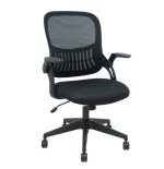 19953-SILLA OPTI544 NEGRA RESPALDO MALLA NEGRO ASIENTO 3D NEGRO FOROL BY PIQUERAS Y CRESPO 544BNM8403D840RN