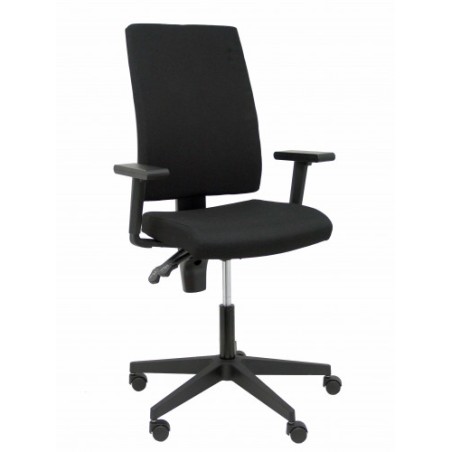 1997-SILLA MODELO LEZUZA ARAN CON BRAZOS REGULABLES NEGRO PIQUERAS Y CRESPO 322NE