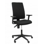 1997-SILLA MODELO LEZUZA ARAN CON BRAZOS REGULABLES NEGRO PIQUERAS Y CRESPO 322NE